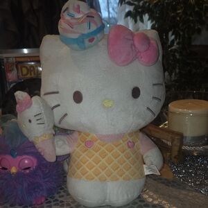 Kidrobot Hello Kitty 13-inch Ice Cream Plush 50th Anniversary